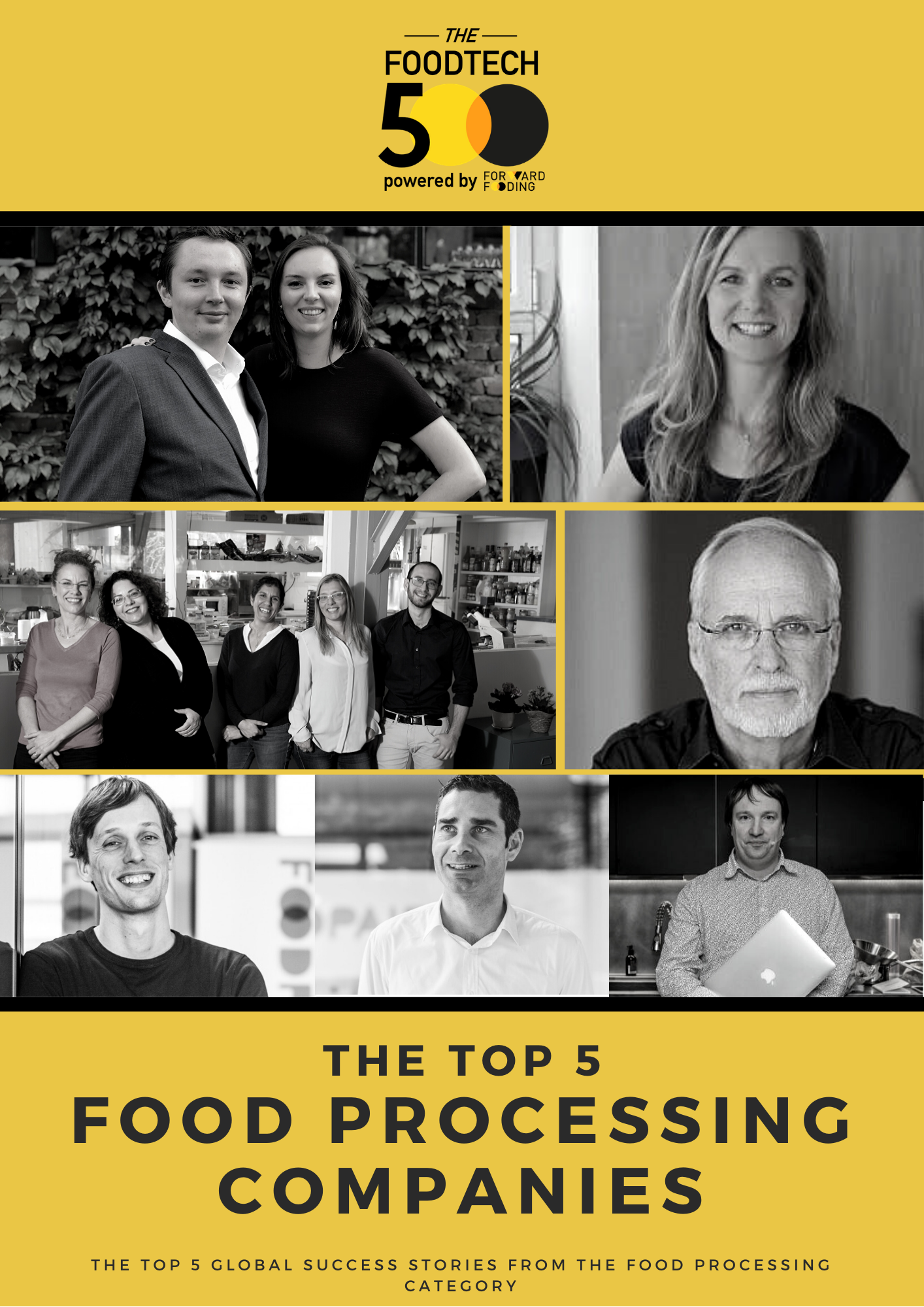 top 5 food processing companies - foodtech 500
